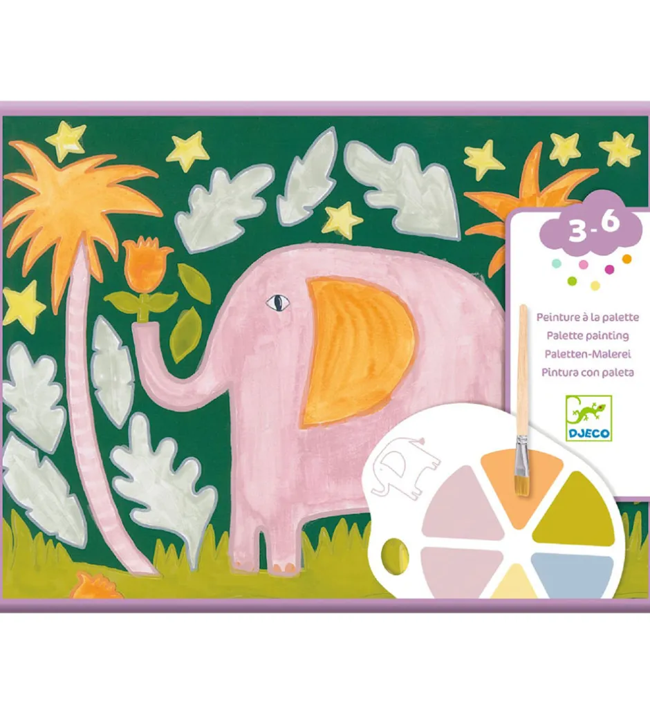 Farvesæt - Palette Painting - Wild Ones>Djeco New