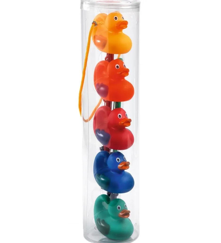Fiskespil - Regnbuefarvet Badeænder>Djeco Outlet