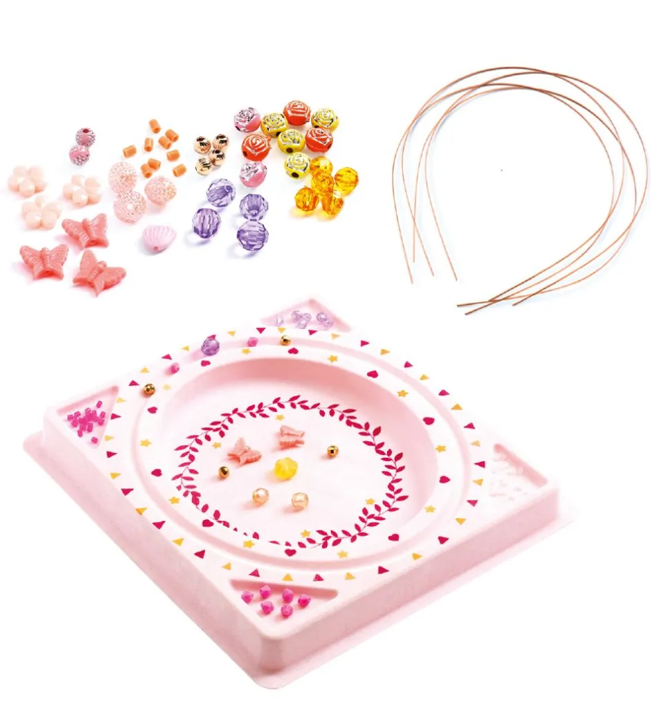 Hårbøjlesæt m. Monteringsplade - Jewels to Create>Djeco Discount