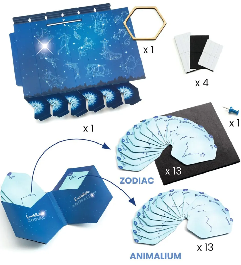 Kreasæt - DIY - Stjernebilleder>Djeco Outlet