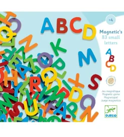Magneter - 83 stk. - Træ - Bogstaver>Djeco