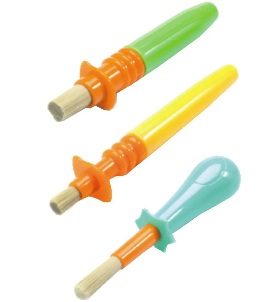Malepensler - 3-pak - Plastik>Djeco Clearance
