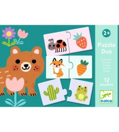 Puslespil - 24 Brikker - Duo - Colours>Djeco Outlet