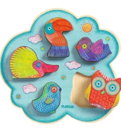 Puslespil - Træ - 5 Brikker - Toucanco>Djeco Clearance