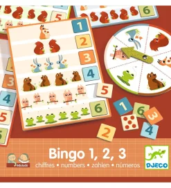 Spil - Bingo 1,2,3 - Talleg>Djeco