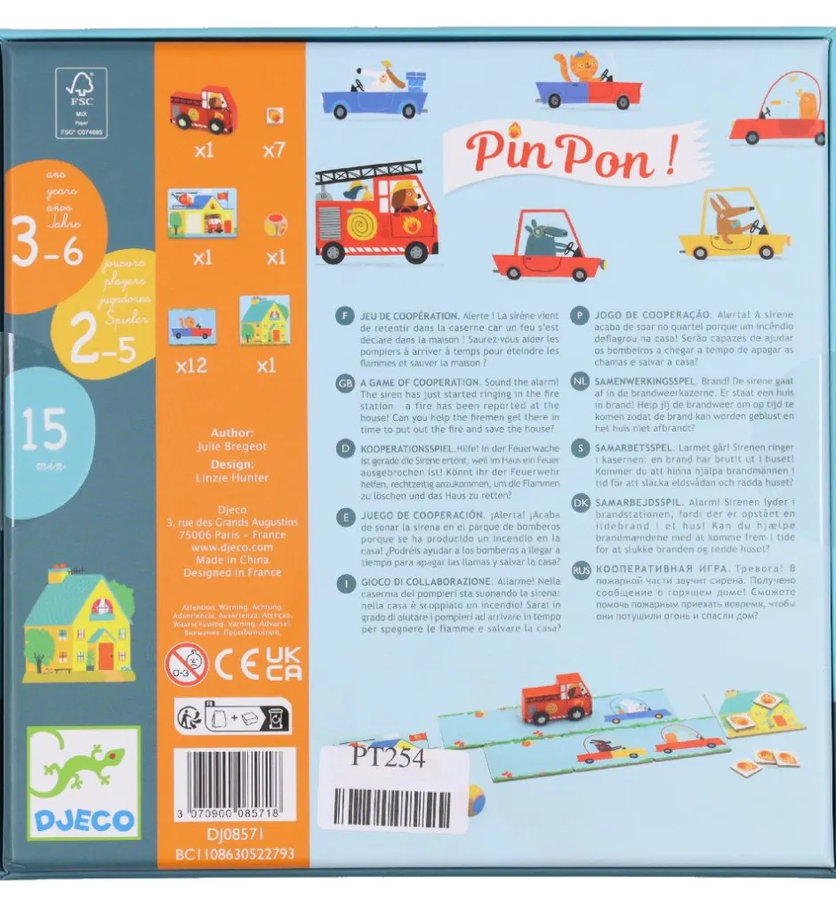 Spil - Pin Pon>Djeco New