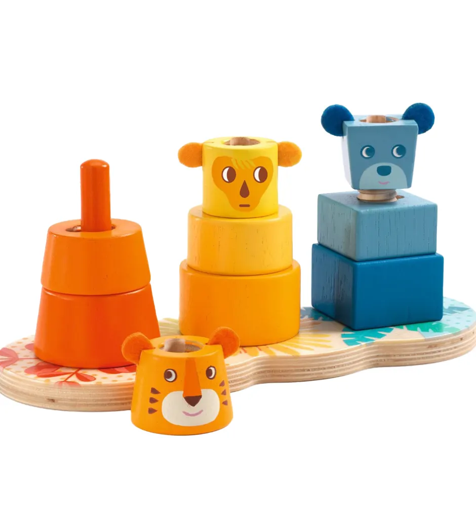 Stablelegetøj - Stacking Game - Multi Stack>Djeco Outlet