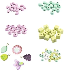 Træperler - 450 stk. - Blomster og Planter>Djeco New