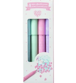 Tusser - 4 Pastel Erasable Pens>Djeco