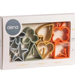 Aktivitetslegetøj - Silikone - Magisk Flip - 8 Dele - Natur>Dëna Best