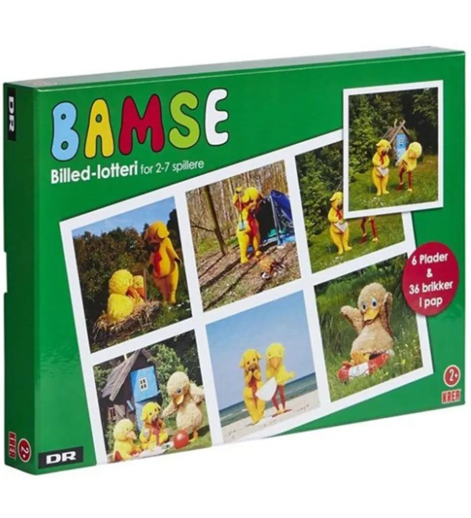 Billedlotteri - Bamse og Kylling - 6 Plader+36 Brikker>DR Online