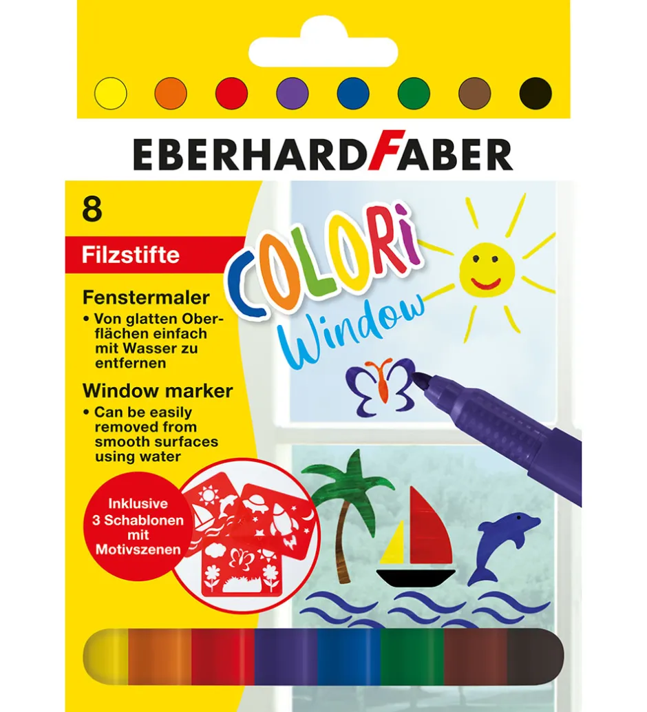 Tuscher Til Vinduer - 8 stk>Eberhard Faber Clearance