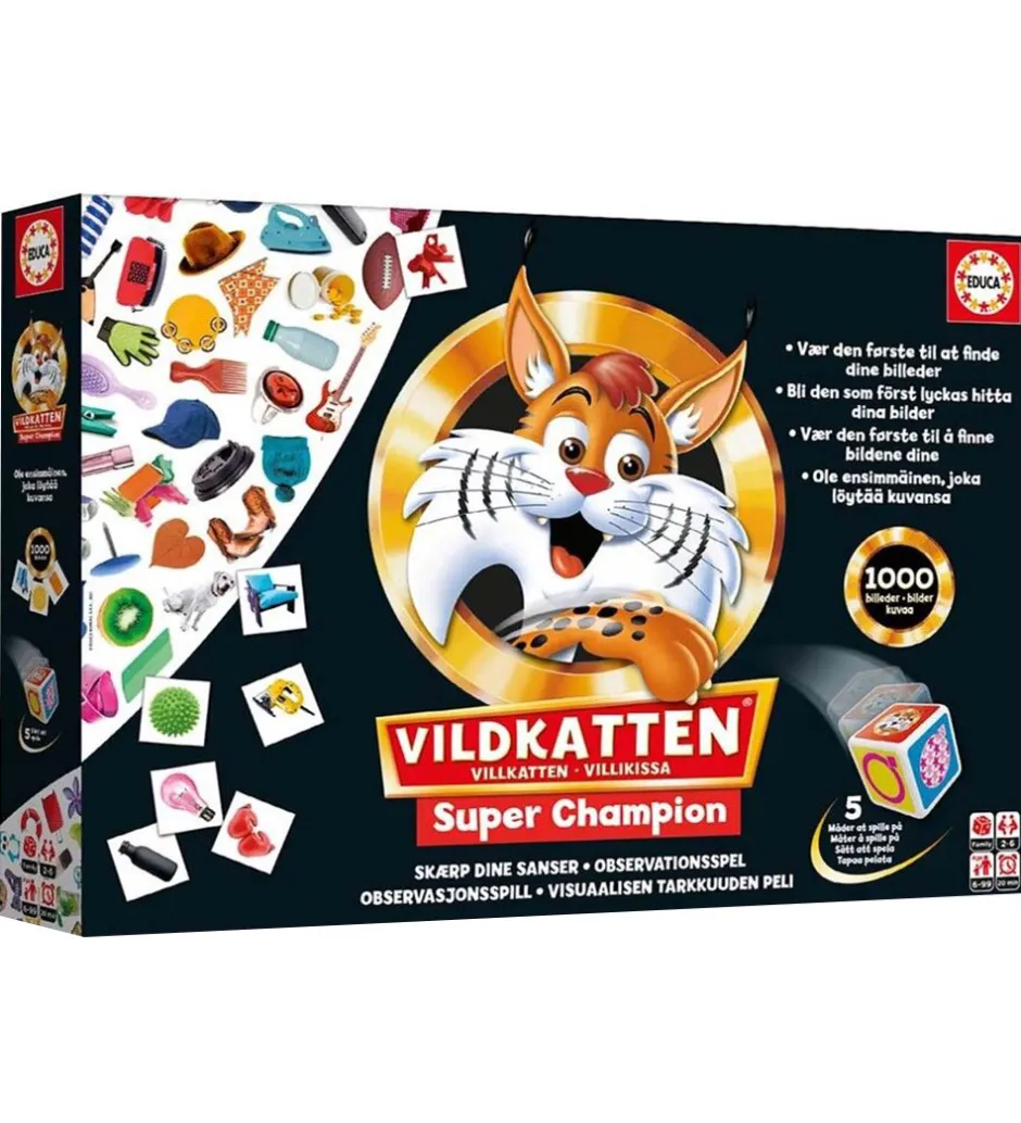 Brætspil - Vildkatten Super Champion>Educa New