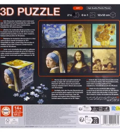 3D Puslespil - 216 Brikker - Cube Art>Educa Sale