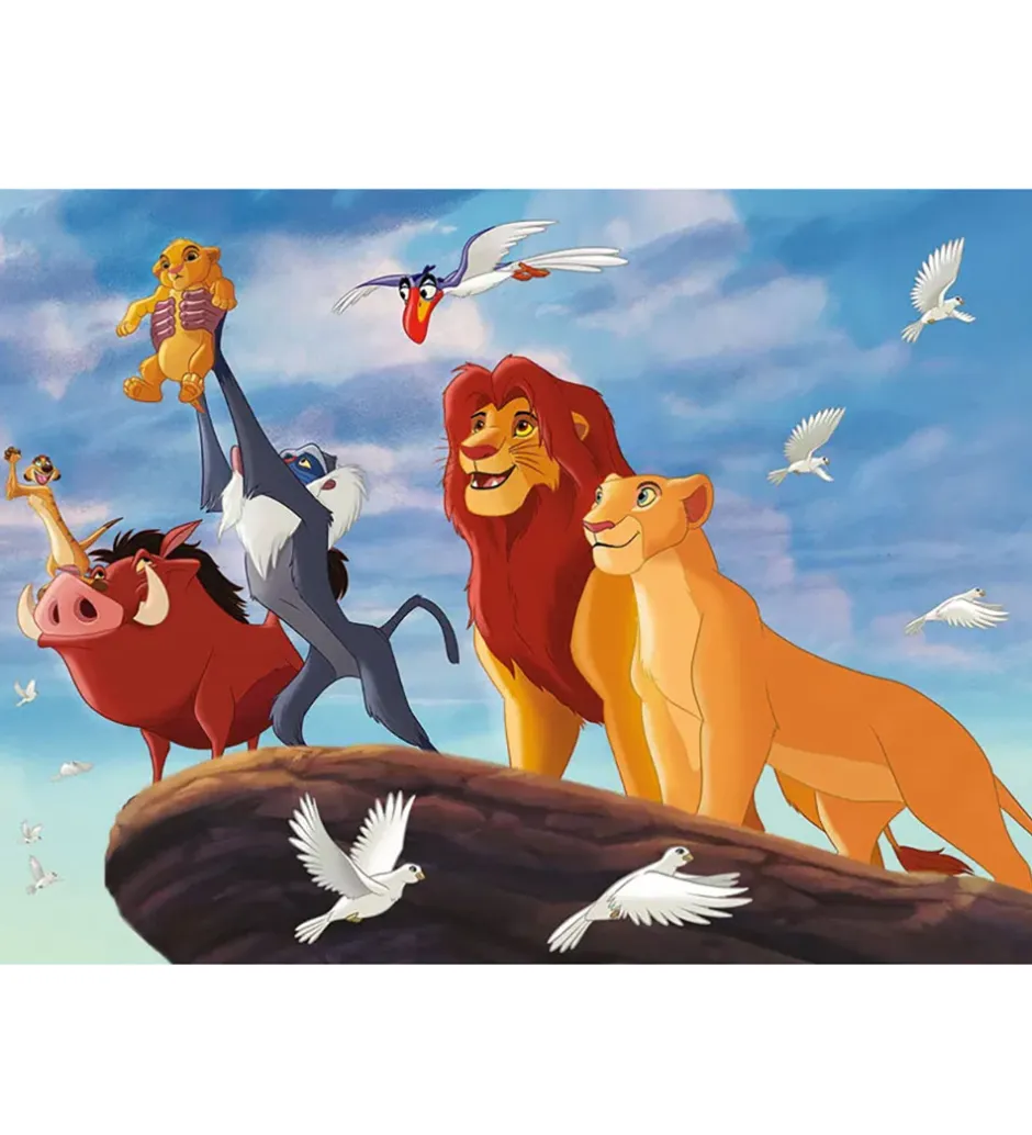Puslespil - 2x48 Brikker - The Lion King>Educa