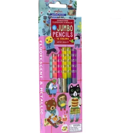 Farveblyanter - 6 Stk. - Jumbo - Sweet Celebration>Eeboo Best