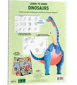 Malebog - Lær At Tegne - Dinosaurer>Eeboo Clearance