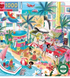 Puslespil - 1000 Brikker - Miami>Eeboo Online