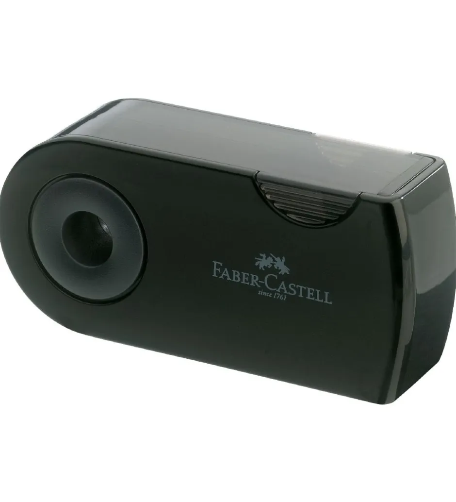 Blyantspidser - Dobbelt Sleeve - Sort>Faber-Castell Sale