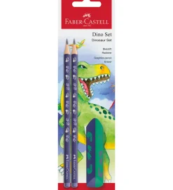 Blyantsæt - 3 Dele - Dinosaur>Faber-Castell Sale