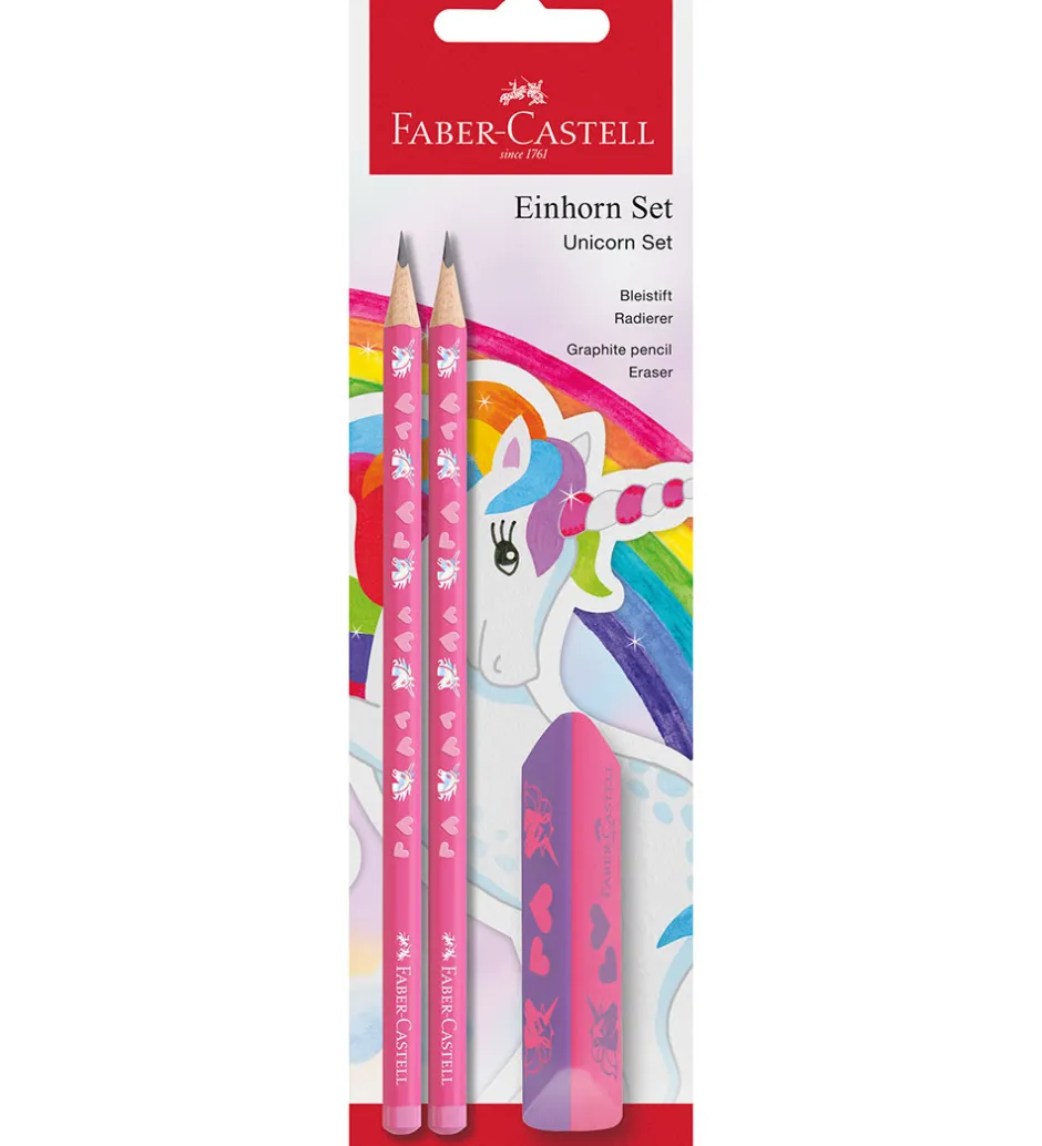 Blyantsæt - 3 Dele - Unicorn>Faber-Castell Best