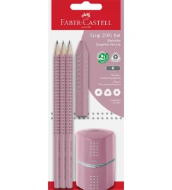 Blyantsæt - 5 Dele - Rosa>Faber-Castell Outlet