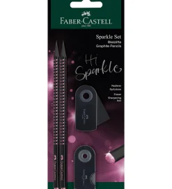 Blyantsæt - Sparkle - 4 Dele - Black Edition - Mid>Faber-Castell Outlet