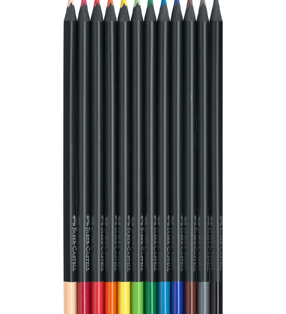 Farveblyanter - 12 stk. - Trekantet - Multi>Faber-Castell Outlet