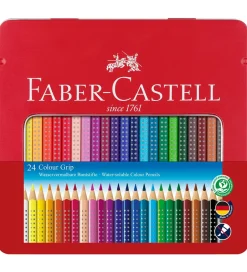 Farveblyanter - Grip - akvarel - 24 stk - Multi>Faber-Castell New