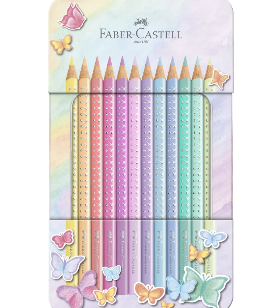 Farveblyanter - Grip - 12 stk - Pastel>Faber-Castell Hot