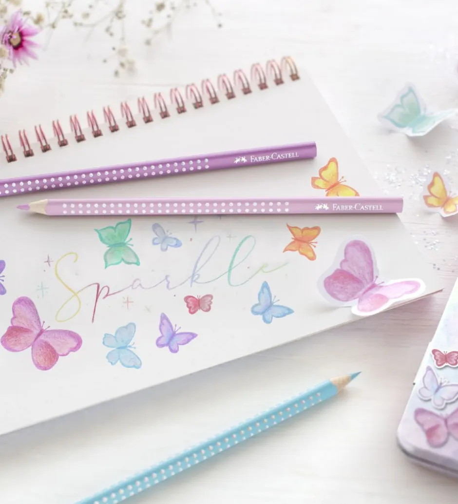 Farveblyanter - Grip - 12 stk - Pastel>Faber-Castell Hot