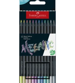 Farveblyanter - 12 stk. - Metallic>Faber-Castell Clearance