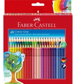 Farveblyanter - Grip - Akvarel - 48 stk - Multi>Faber-Castell Clearance