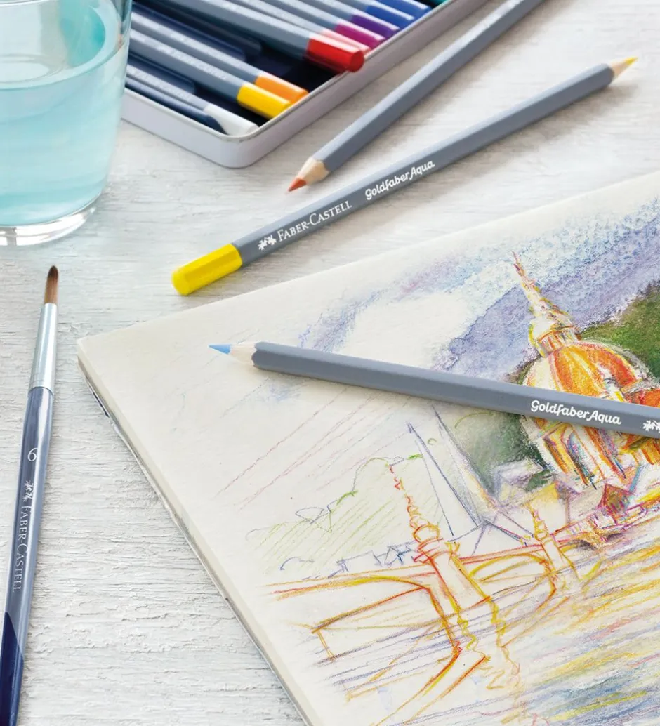 Farveblyanter - Goldfaber Akvarel - 24 stk - Multi>Faber-Castell Hot