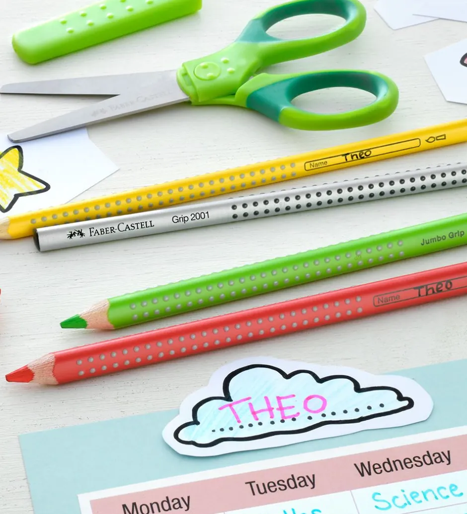 Farveblyanter - Jumbo Grip - Akvarel - 12 stk - Mu>Faber-Castell Hot