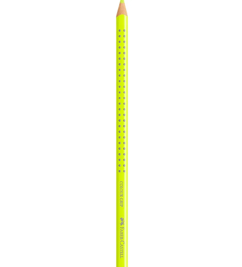 Farveblyanter - Grip - 12 stk - Pastel/Neon/Metall>Faber-Castell Hot