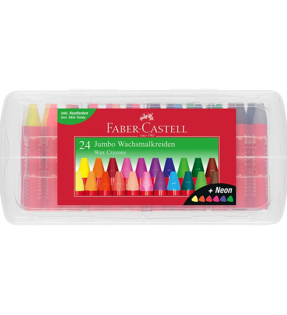 Farvekridt - 24 stk - Multi>Faber-Castell Outlet