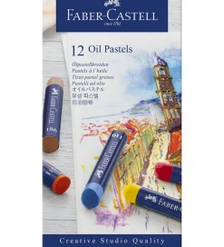 Fedtfarver - 12 stk>Faber-Castell New
