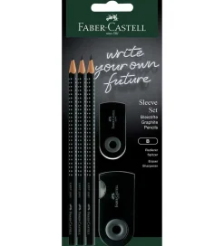 Grip Sæt - 5 Dele - Sort>Faber-Castell Outlet