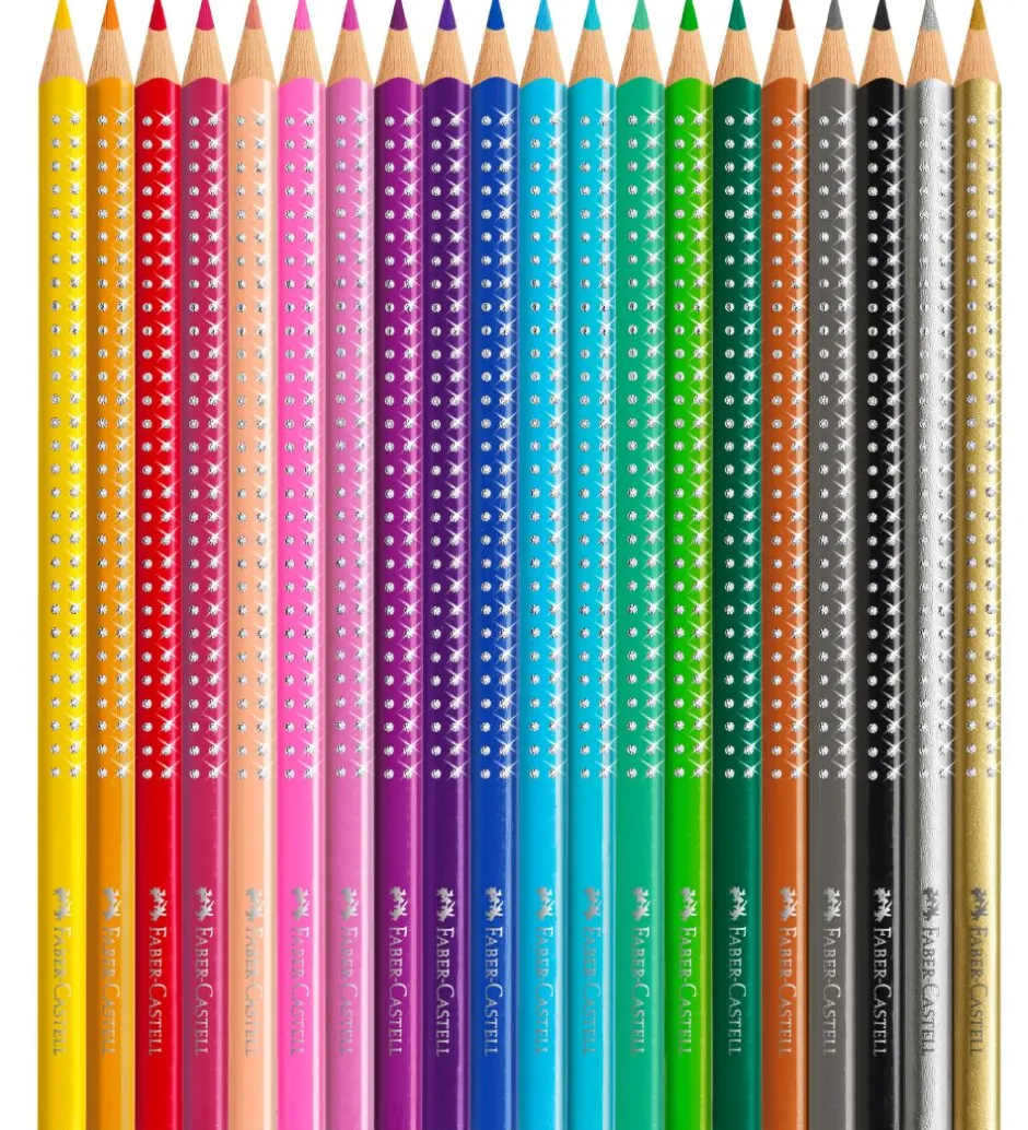 Sparkle Tinæske - Farver/Spidser - 20 stk - Multi>Faber-Castell Online