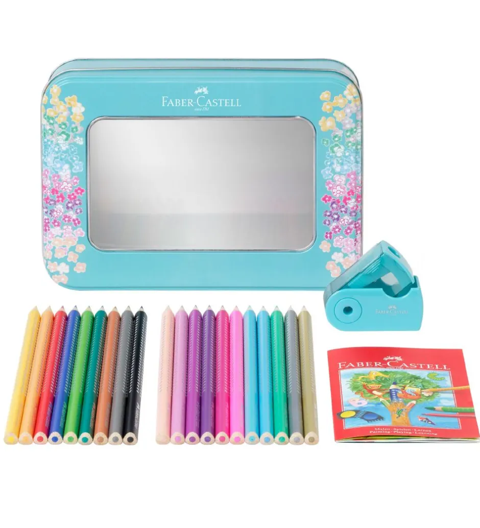 Sparkle Tinæske - Farver/Spidser - 20 stk - Multi>Faber-Castell Online