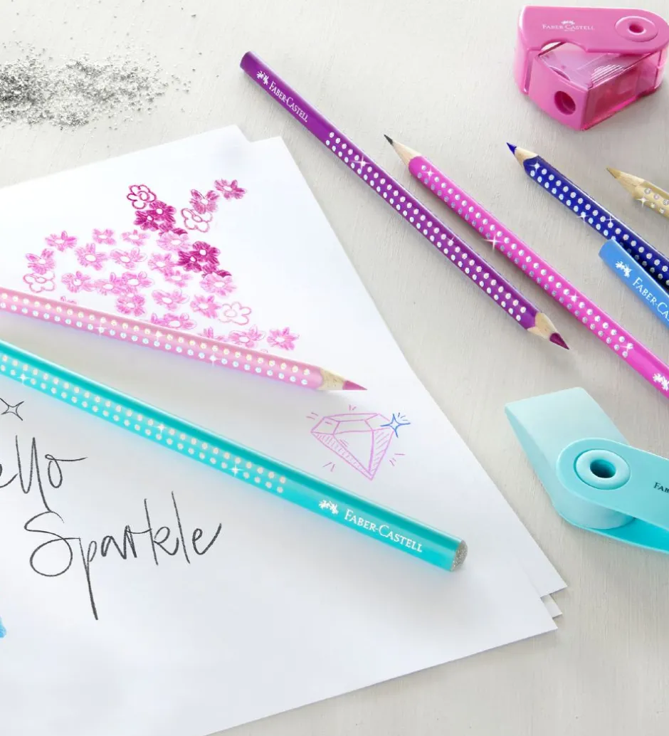 Sparkle Tinæske - Farver/Spidser - 20 stk - Multi>Faber-Castell Online