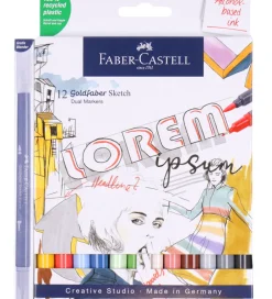 Tuscher - 12 Stk. + Blander - Goldfaber Sketch>Faber-Castell Best