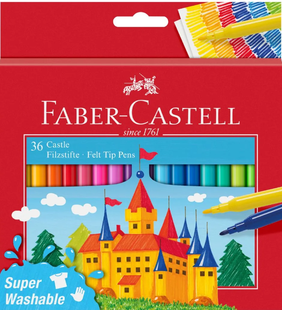Tuscher - Børn - 36 stk - Multifarvet>Faber-Castell Clearance