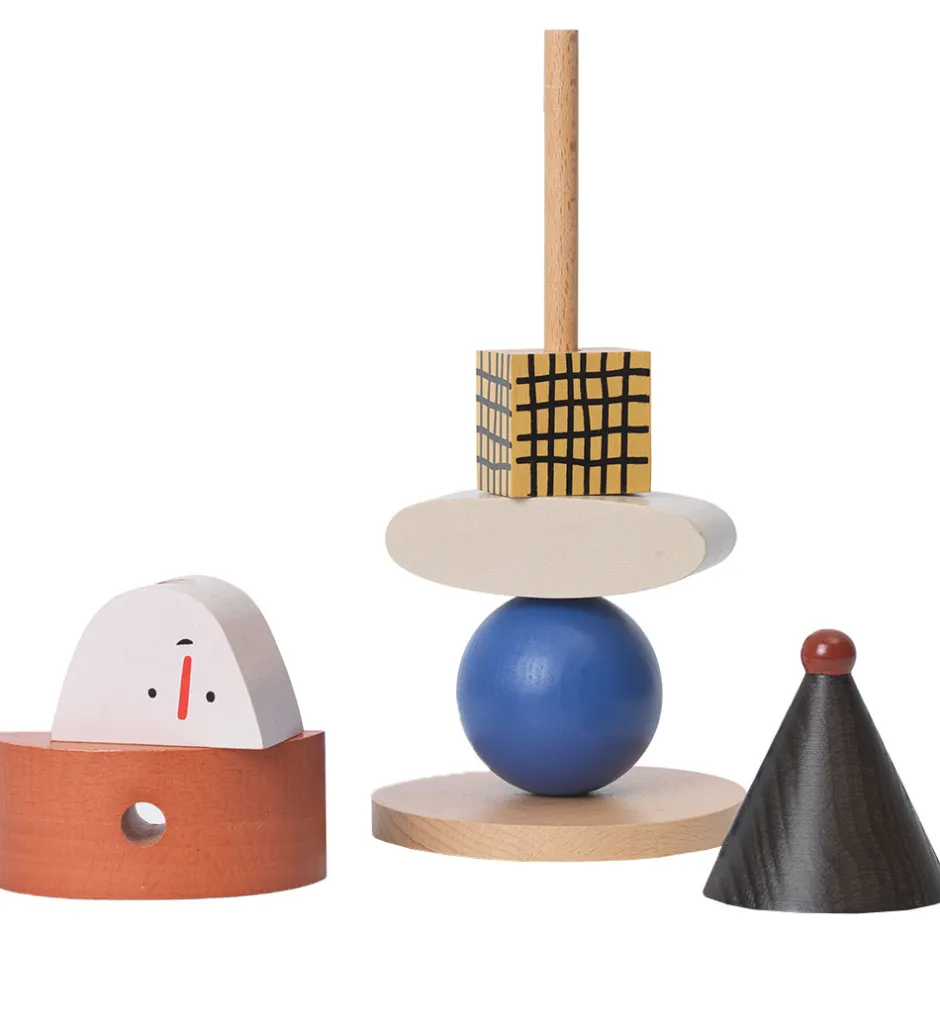 Stablelegetøj - Figure Stacking Blocks - Multi>Ferm Living Best