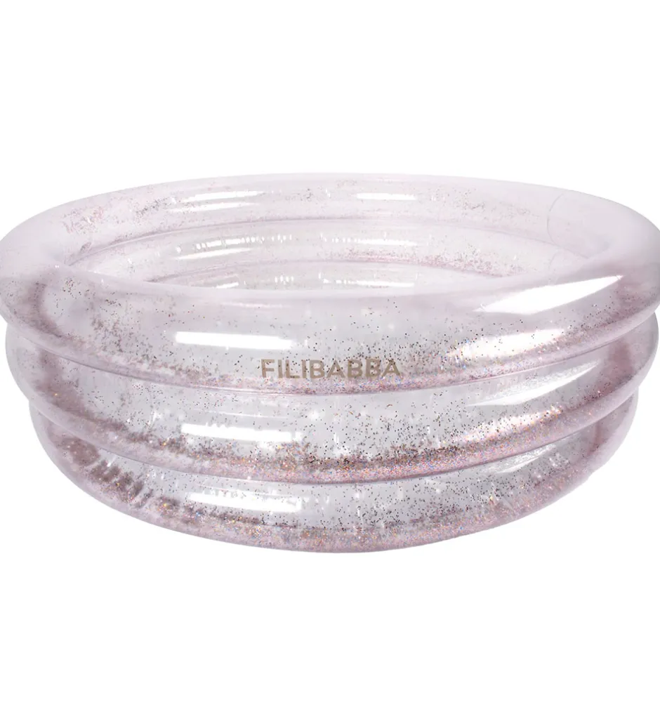 Badebassin - Alfie - 80 cm - Regnbuefarvet Konfetti>Filibabba New
