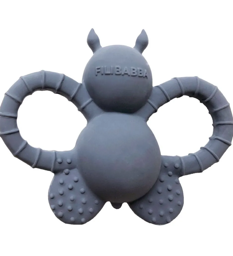 Bidering - Naturgummi - Felix The Fly - Muddly Blue>Filibabba Online
