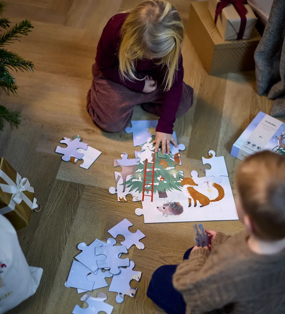 Puslespil - 30 Brikker - Wonderful Winter - Skovens Dy>Filibabba Hot