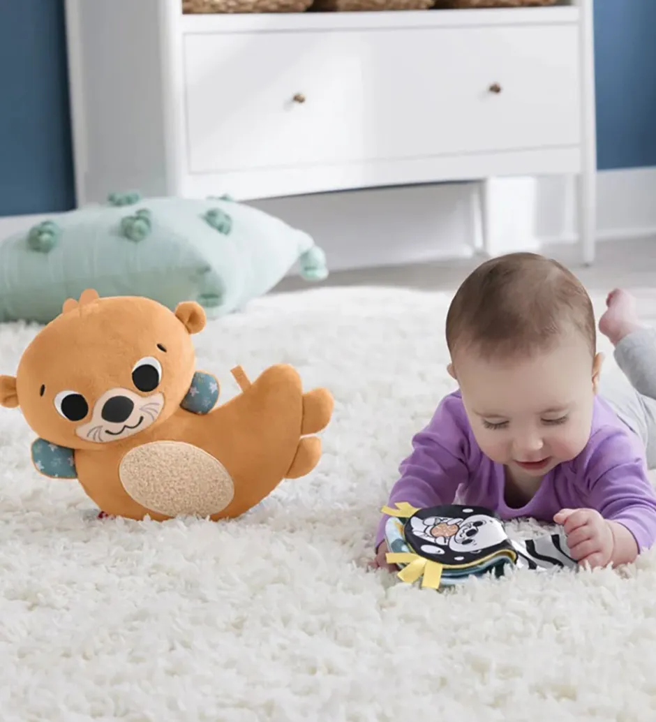 Bamse - 22,8 cm - 2-In-1 Rockin' Tummy Time Otter>Fisher-Price Online