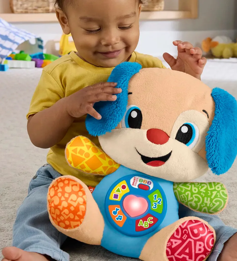 Bamse m. Lyd - 28 cm - Laugh & Learn Smart Stages P>Fisher-Price Clearance